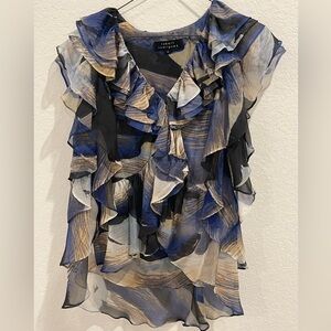 Robert Rodriguez 100% Silk Blouse Size 4